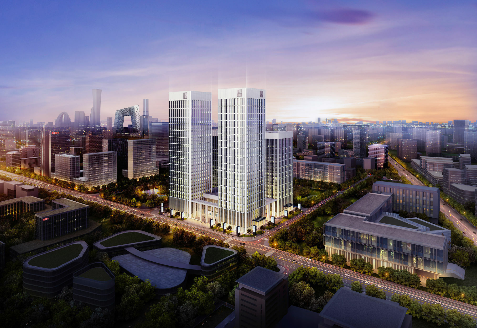 Oakwood Residence Damei Pekin Dış mekan fotoğraf